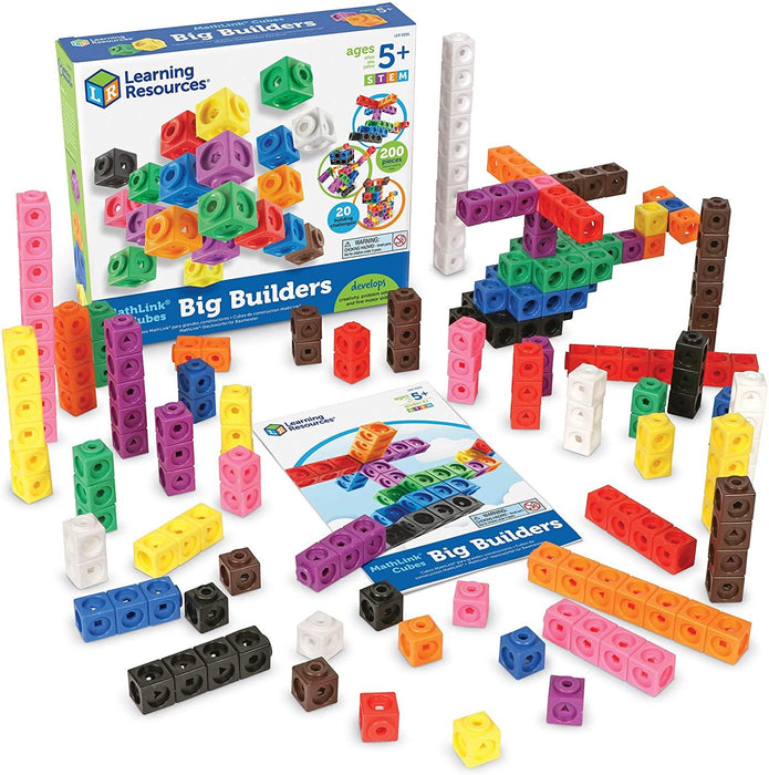 Learning Resources - MathLink Cube Big Builders - Limolin 