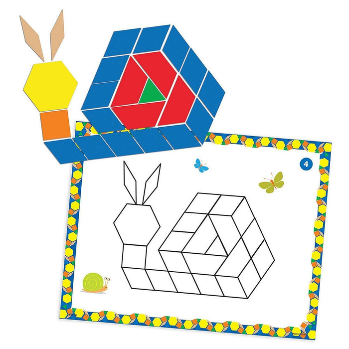 Learning Resources - Pattern Block Activity Set - Limolin 