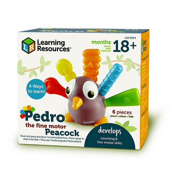 Learning Resources - Pedro The Fine Motor Peacock - Limolin 