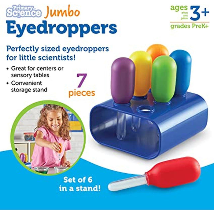 Learning Resources - Primary Science Jumbo Eyedroppers - Limolin 