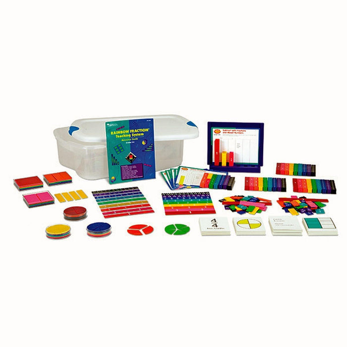 Learning Resources - Rainbow Fraction Teaching System Kit - Limolin 