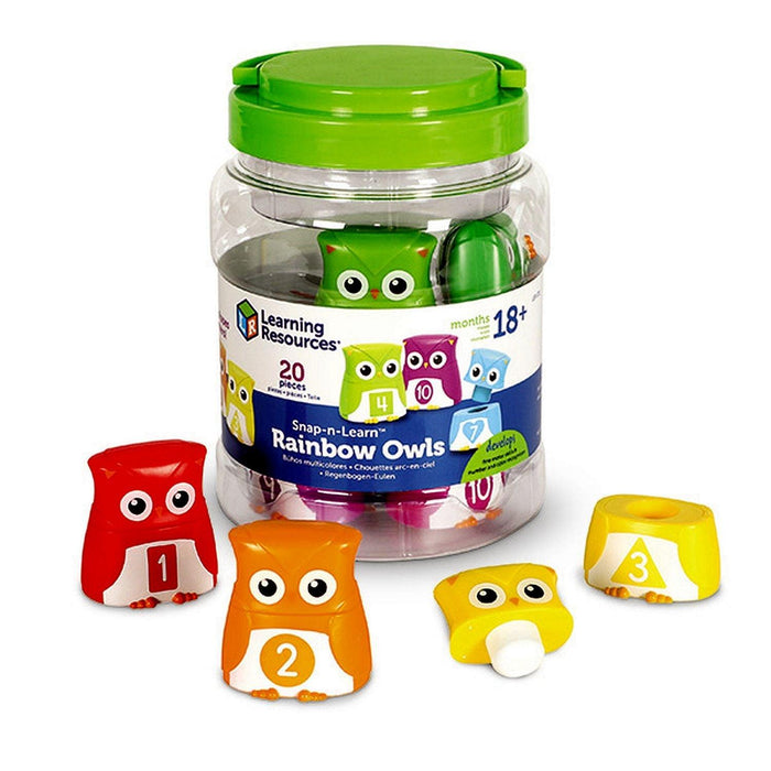 Learning Resources - Snap - N - Learn Rainbow Owls - Limolin 