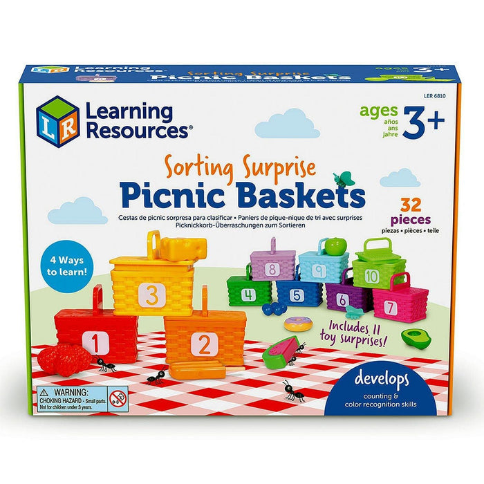 Learning Resources - Sorting Picnic Baskets Activity Set - Limolin 