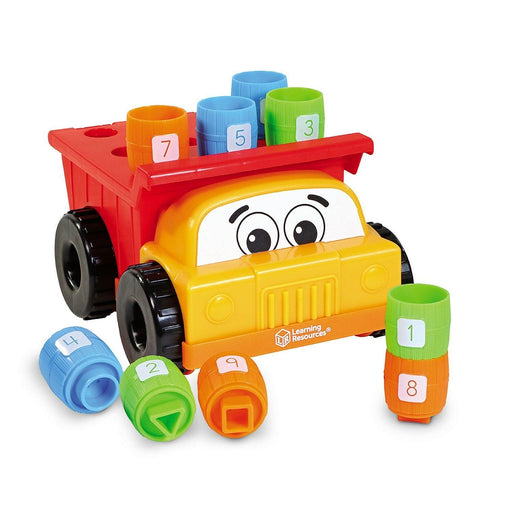 Learning Resources - Tony The Peg Stacker Dump Truck - Limolin 
