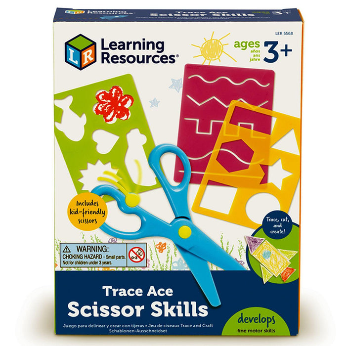 Learning Resources - Trace Ace Scissor Skills Set - Limolin 
