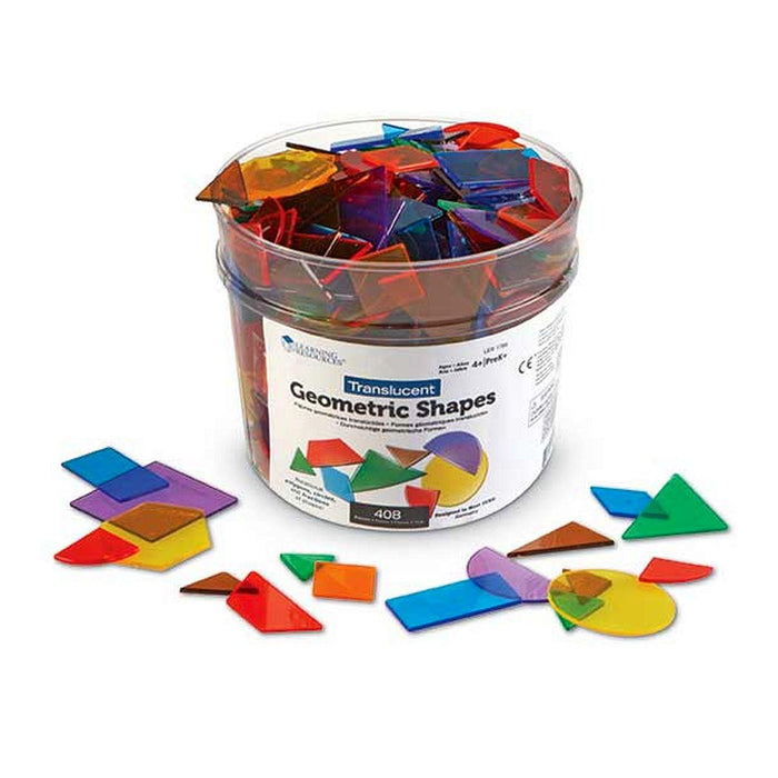 Learning Resources - Translucent Geometric Shapes - Limolin 