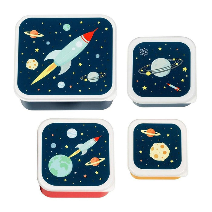 Little Lovely - Lunch And Snack Box Set - Space - Limolin 