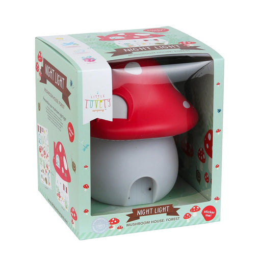 Little Lovely - Night Light Et Stickers - Mushroom - Limolin 