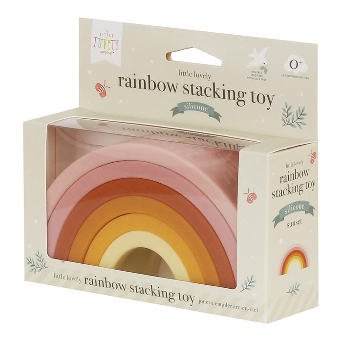 Little Lovely - Rainbow Stacking Toy - Sunset - Limolin 