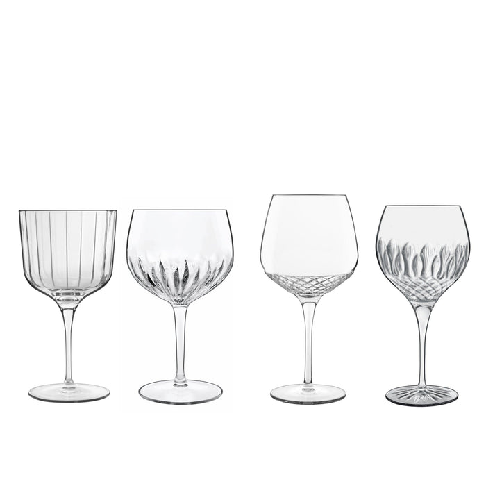 Luigi Bormioli - Gin Glass Selection - Gin Tonic Stemware Assorted (Set of 4) - Limolin 
