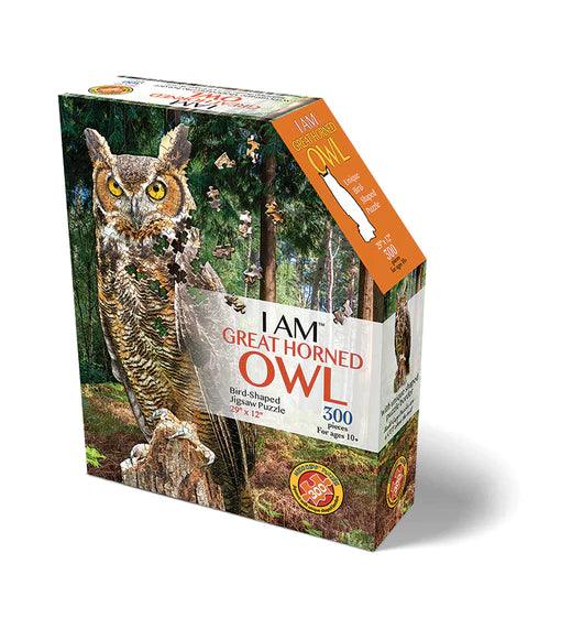 Madd Capp Puzzles - I AM Great Horned Owl (300 pc)