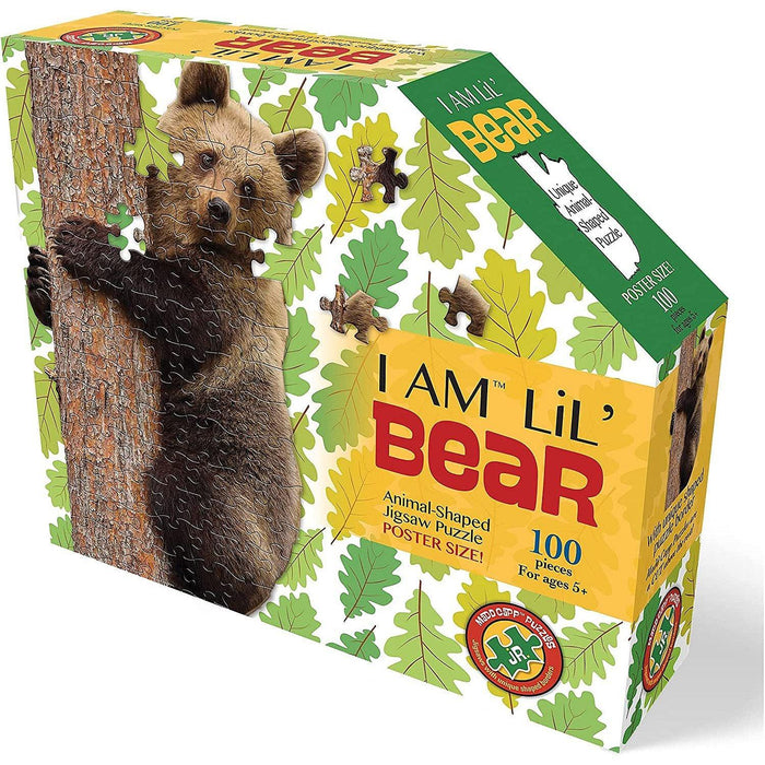 Madd Capp Puzzles - I Am Lil" Bear (100-Piece Puzzle) - Limolin 