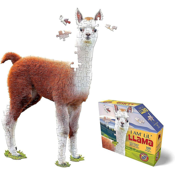 Madd Capp Puzzles - I Am Lil" Llama (100-Piece Puzzle) - Limolin 