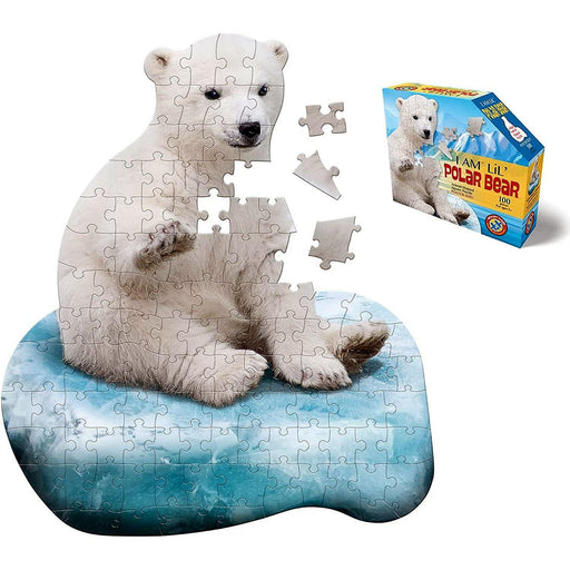 Madd Capp Puzzles - I Am Lil" Polar Bear (100-Piece Puzzle) - Limolin 