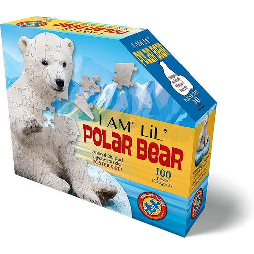 Madd Capp Puzzles - I Am Lil" Polar Bear (100-Piece Puzzle) - Limolin 