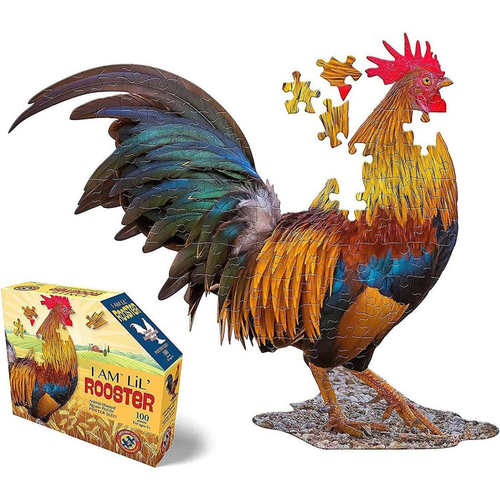 Madd Capp Puzzles - I Am Lil" Rooster (100-Piece Puzzle) - Limolin 