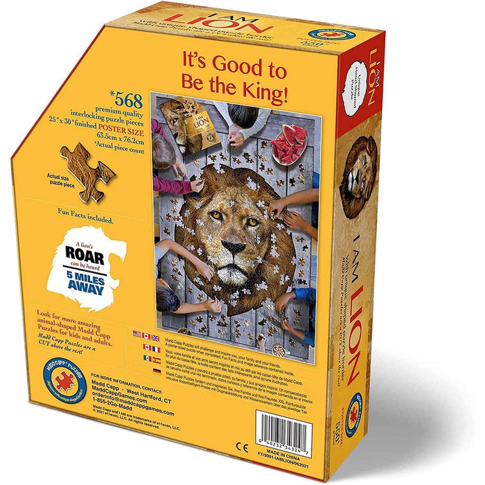 Madd Capp Puzzles - I Am Lion (300-Piece Puzzle) - Limolin 