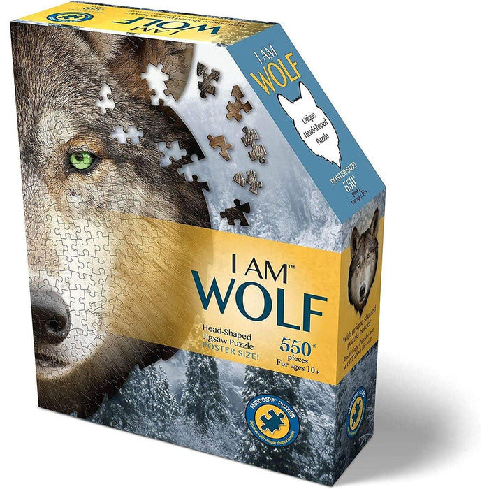 Madd Capp Puzzles - I Am Wolf (550-Piece Puzzle) - Limolin 