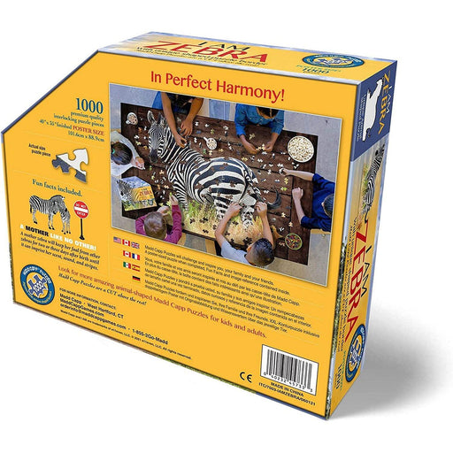 Madd Capp Puzzles - I Am Zebra (1000-Piece Puzzle) - Limolin 