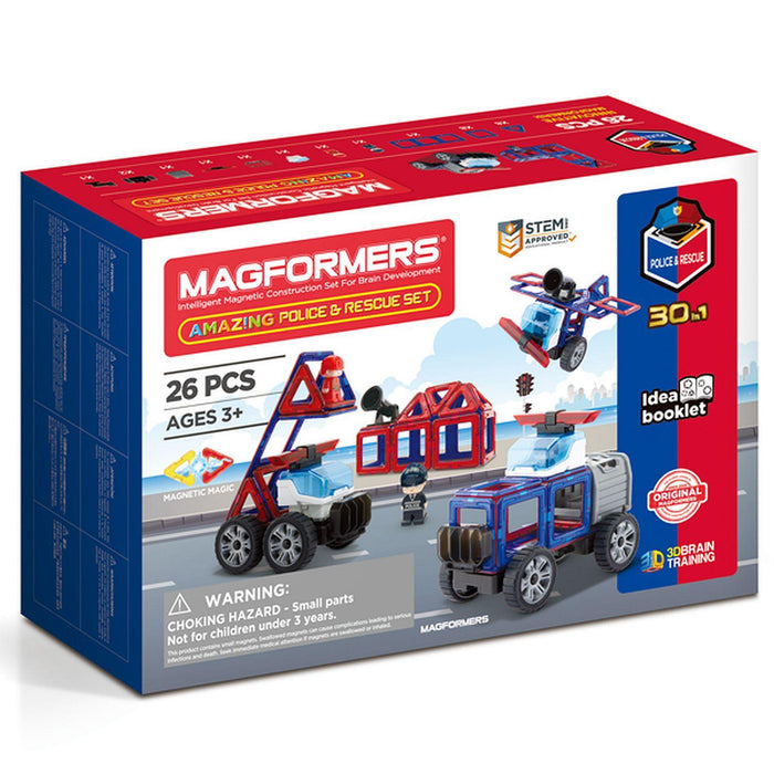 Magformers - Amazing Police Rescue 26 - Limolin 