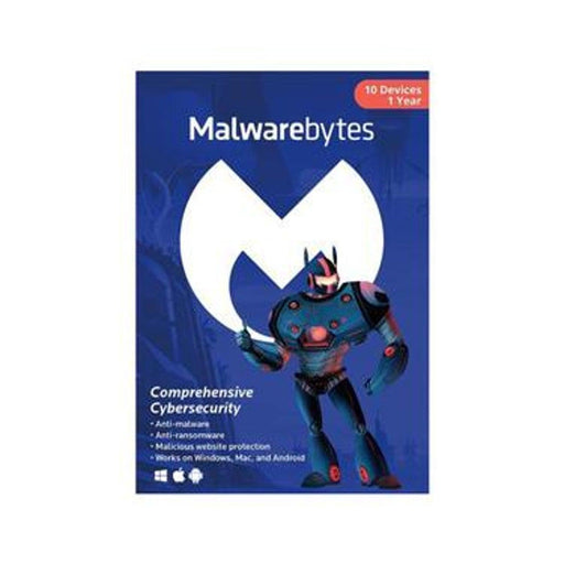 Malwarebytes - Premium 10-User 1Yr PC/Mac/Android - Limolin 
