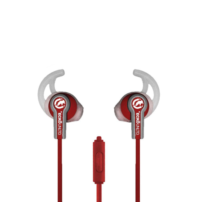 Marc Ecko - Fuse Earbuds Sport with Mic & Control Red - Limolin 