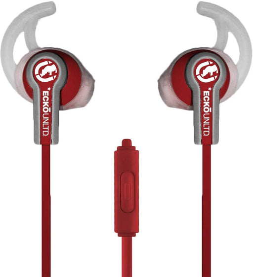 Marc Ecko - Fuse Earbuds Sport with Mic & Control Red - Limolin 