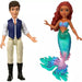 Mattel - Disney- The Little Mermaid Ariel's Adventures Story Set with 4 Small Dolls and Accessories