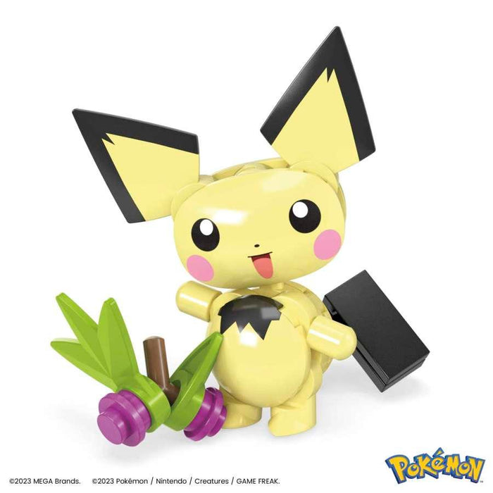 MEGA - Pokemon - Building Toy Kit, Pichu's Forest Forage With 1 Action Figure (84 Pieces)