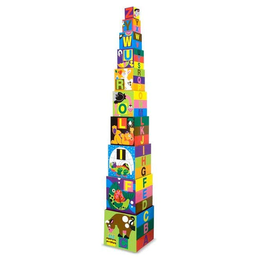 Melissa & Doug - Alphabet Nesting and Stacking Blocks-limolin