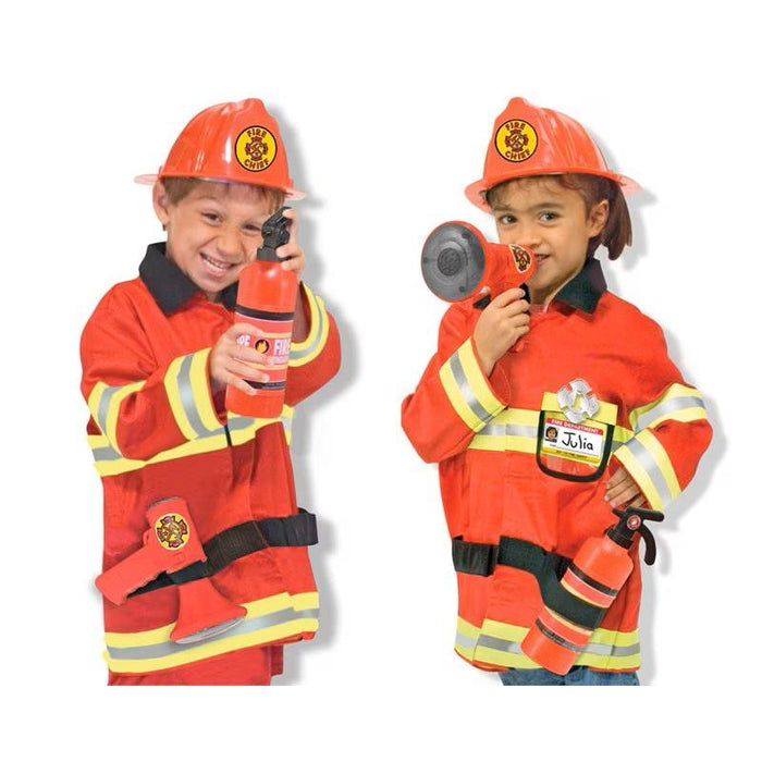 Melissa & Doug - Fire Chief Role Play Costume Set (6L)
