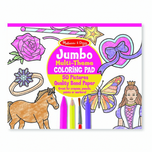 Melissa & Doug - Jumbo Coloring Pad - Pink (8L)