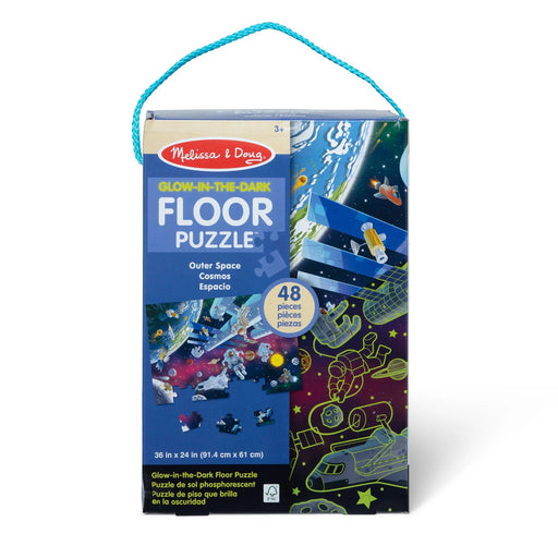 Melissa & Doug - Outer Space Glow-in-the-Dark Floor Puzzle – 48 Pieces