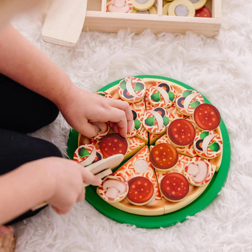 Melissa & Doug - Pizza Party Wooden Set-limolin