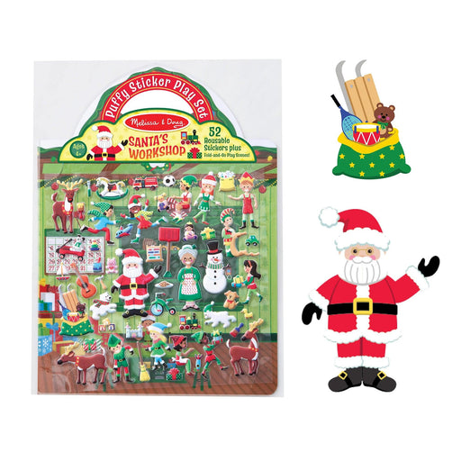 Melissa & Doug - Puffy Stickers - Santa'S Workshop