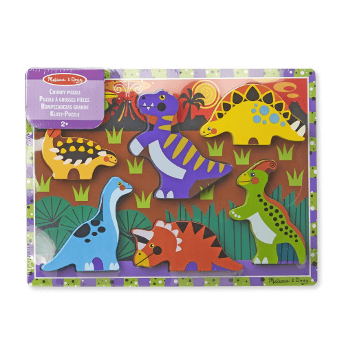 Melissa & Doug - Puzzle - Chunky - Dinosaurs (8L)