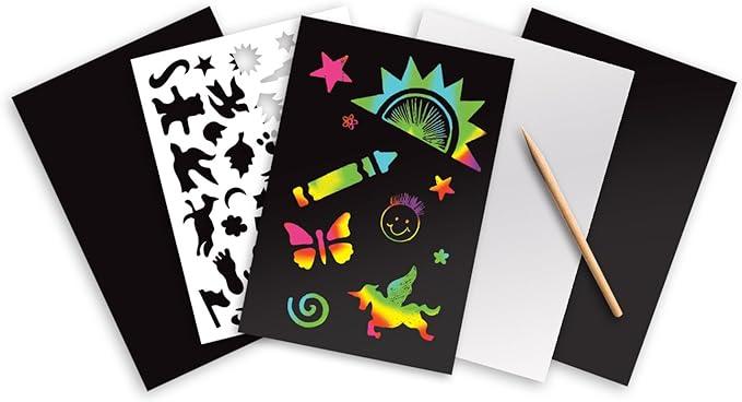 Melissa & Doug - Scratch Art Sheets: Rainbow