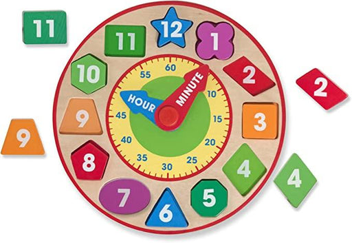 Melissa & Doug - Shape Sorting Clock - Limolin 