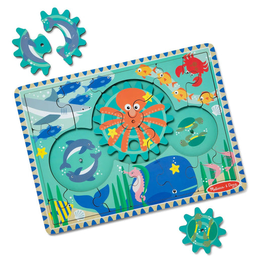 Melissa & Doug - Wooden Underwater Gear Puzzle – 18 Pieces