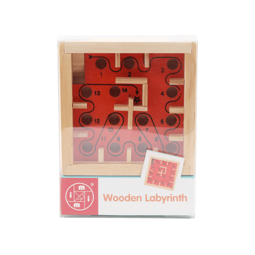 MI TOYS - Wooden Labyrinth - Orange