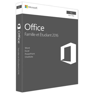 Microsoft - Office 2016 Famille Et Etudiant Mac Ver. Francaise - Limolin 