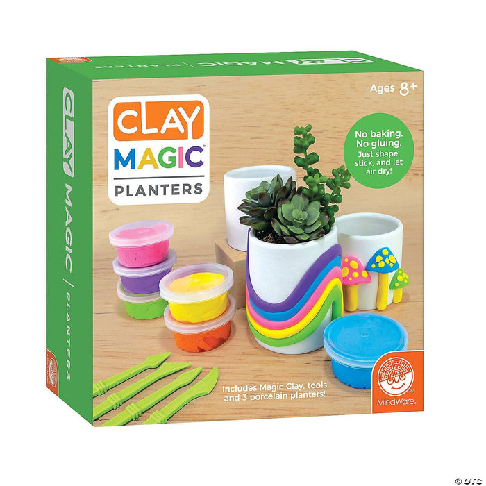 Mindware - Clay Magic Planters Craft Kit