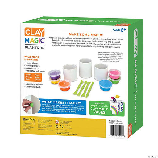 Mindware - Clay Magic Planters Craft Kit