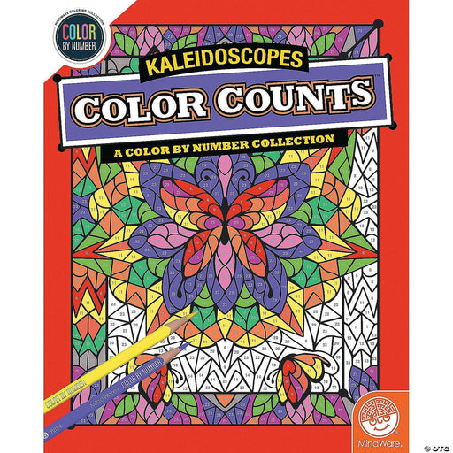 Mindware - Color by Number - Color Counts - Kaleidoscopes - Limolin 