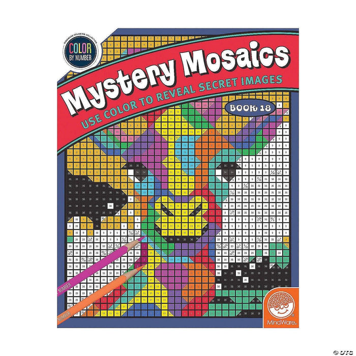 Mindware - Color by Number - Mystery Mosaics - Book 18 - Limolin 