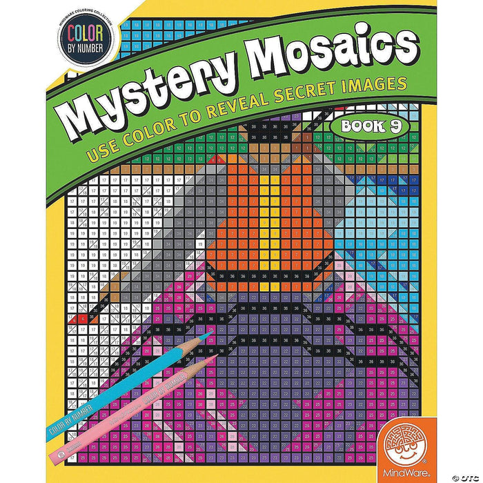 Mindware - Color by Number - Mystery Mosaics - Book 9 - Limolin 