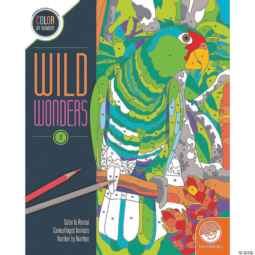 Mindware - Color by Number - Wild Wonders - Book 4 - Limolin 