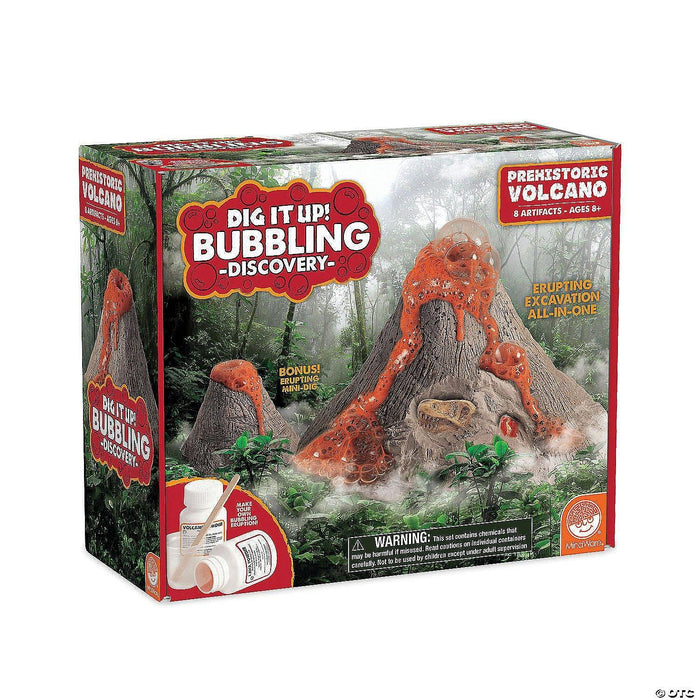 Mindware - Dig It Up! Bubbling Discovery - Prehistoric Volcano Toy - Limolin 