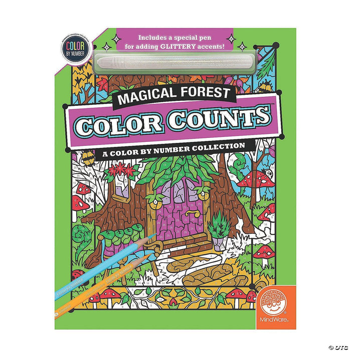 Mindware - Glitter Color Counts: Magical Forest - Limolin 