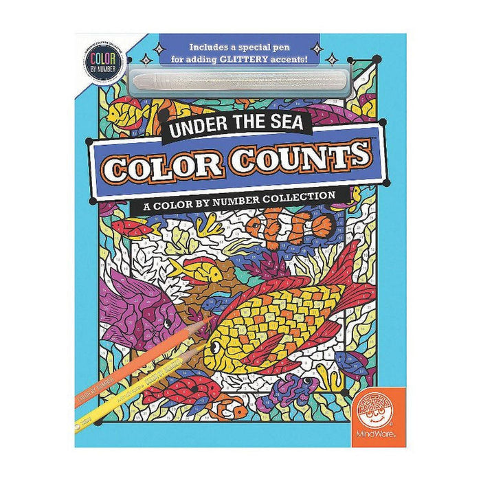 Mindware - Glitter Color Counts: Under The Sea - Limolin 